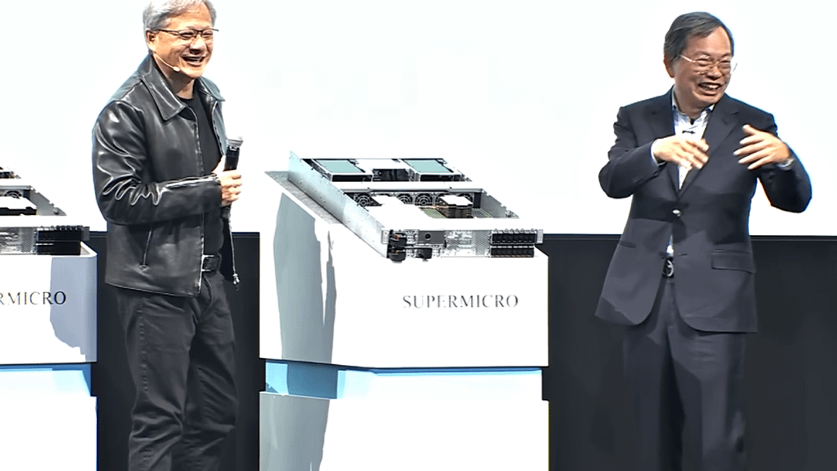 梁見後所領導的美超微(Supermicro)被美媒視為表現地比輝達更傑出。(圖/翻攝自YT/Supermicro) 梁見後所領導的美超微(Supermicro)被美媒視為表現地比輝達更傑出。(圖/翻攝自YT/Supermicro)