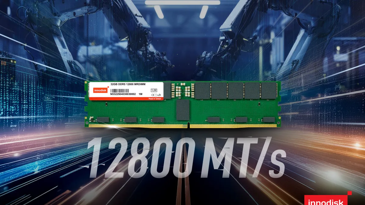 Innodisk Introduces High-Speed DDR5 12800 MT/s MRDIMM to Power AI Workloads
