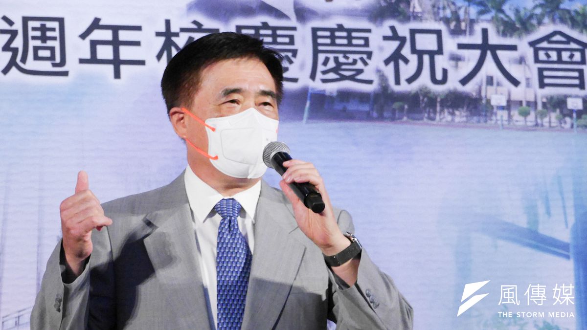 前台北市長郝龍斌出席成功高中校慶並致詞。(蔡親傑攝) 前台北市長郝龍斌出席成功高中校慶並致詞。(蔡親傑攝)