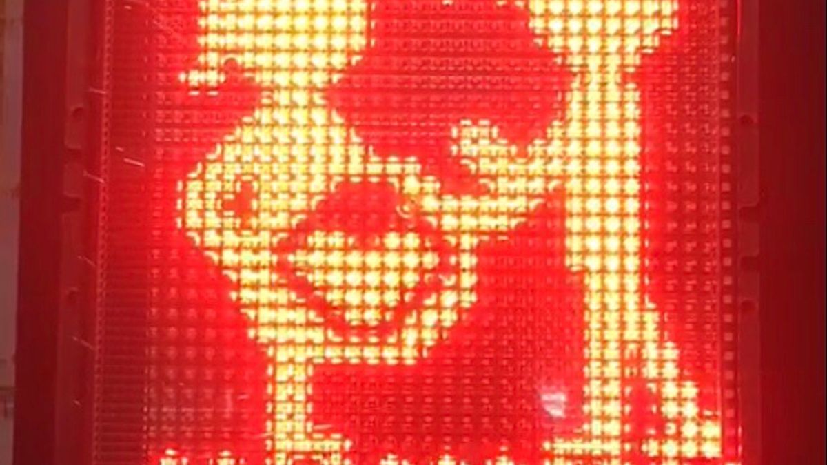 屏東縣推出懷孕版小綠人號誌,透過創意提醒民眾注意交通安全。(屏東市政府提供) 屏東縣推出懷孕版小綠人號誌,透過創意提醒民眾注意交通安全。(屏東市政府提供)