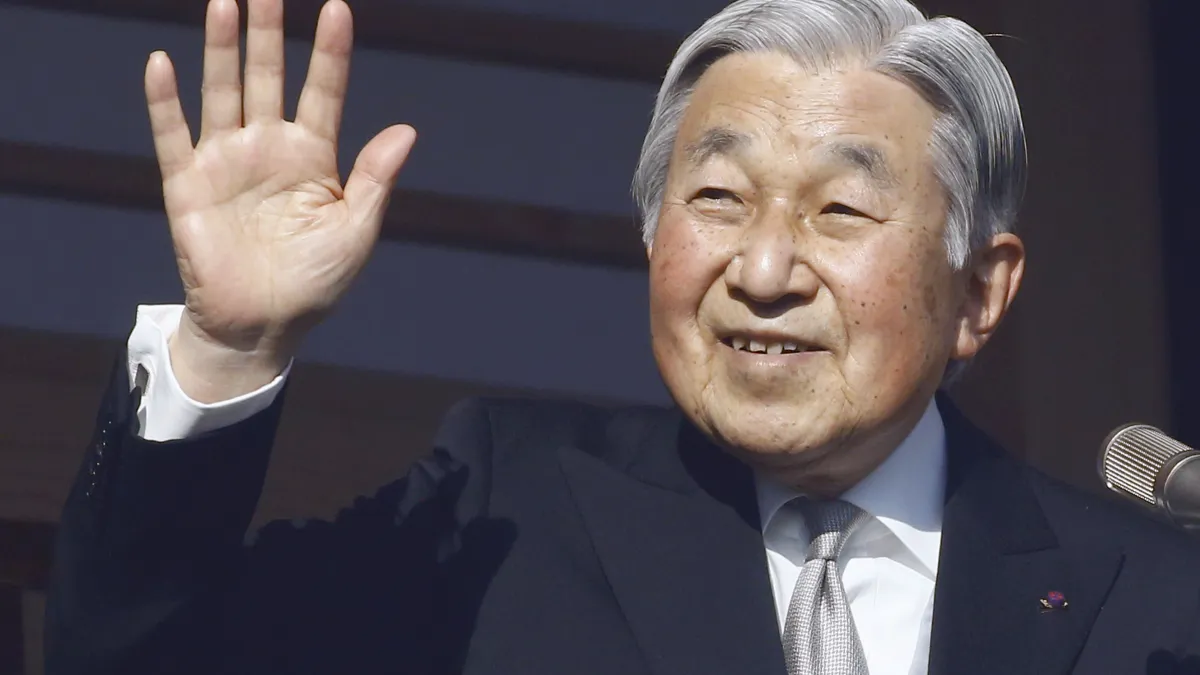 日本明仁天皇。(美聯社)