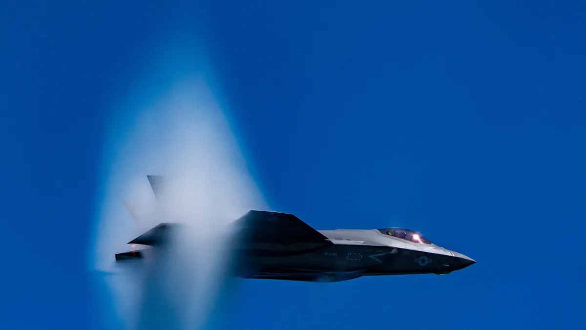 F-35戰機具有超音速巡航能力。(資料照,美聯社)