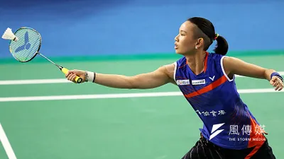 戴資穎於全英羽球公開賽女子單打首戰,直落二輕鬆過關。(圖取自全英公開賽官網)