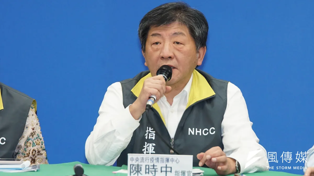 指揮中心指揮官陳時中(見圖)表示,目前暫不考慮提高兒童口罩產量。(資料照,盧逸峰攝)