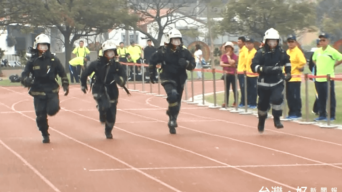 竹市義消集訓 力拼全國競技七連霸 竹市義消集訓 力拼全國競技七連霸