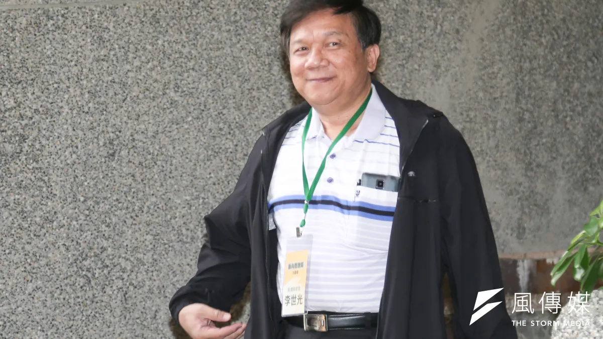 經濟部長李世光保證今夏不跳電。(陳明仁攝)