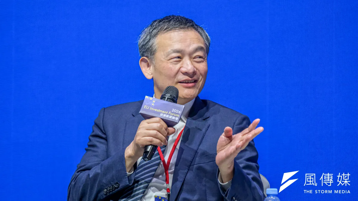 2026投資歐盟論壇1日於南港展覽館舉行,圖為台積電副總經理暨副共同營運長侯永清。(劉偉宏攝)