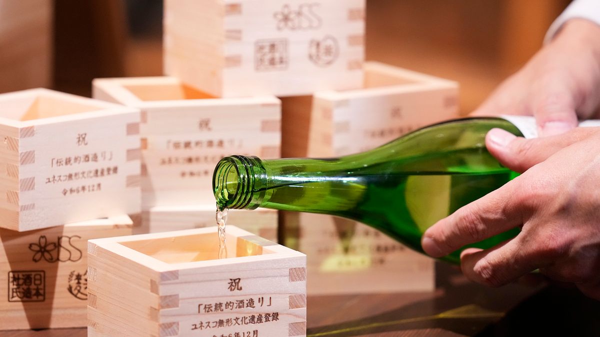 日本清酒。(美聯社) 日本清酒。(美聯社)