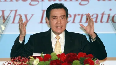 馬英九總統26日出席國際法學會論壇提出「南海和平倡議」(美聯社)