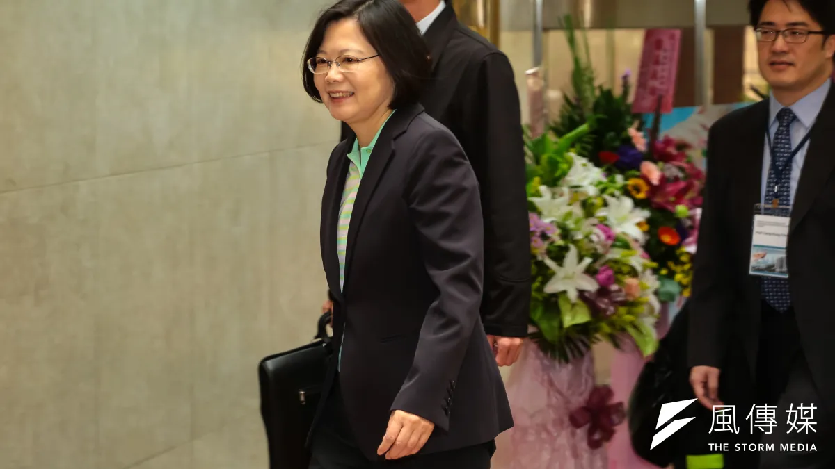 民進黨總統當選人蔡英文(顏麟宇攝)