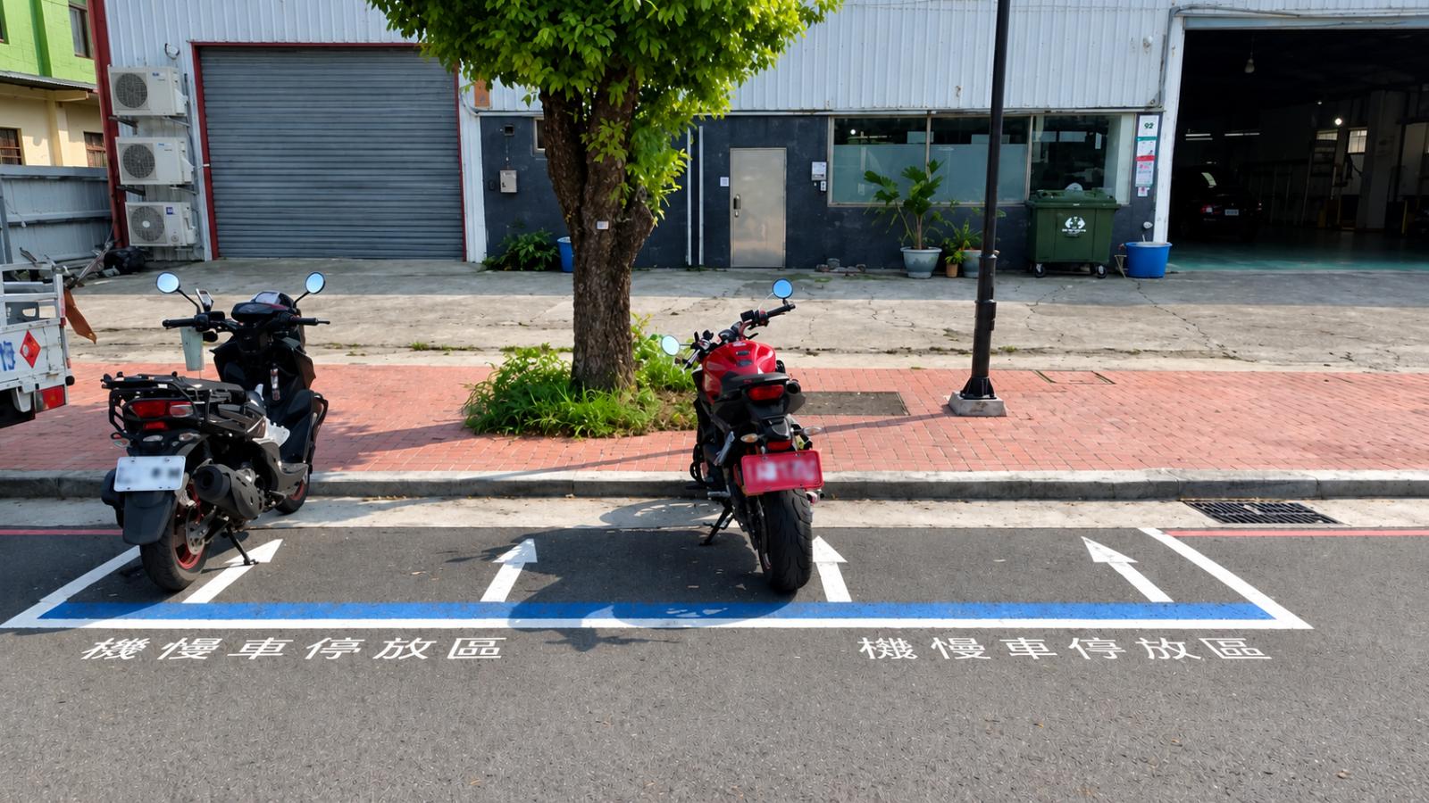 台中 11/1 起路邊機車格全面解鎖 大型重機比照機車費率並開放月票