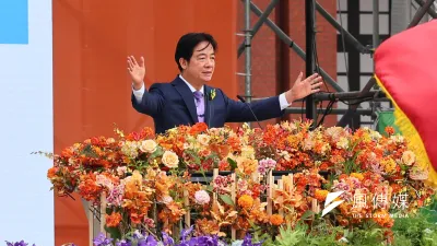 總統賴清德520就職演說表示,當以新思維看待「三黨不過半」,這代表著朝野政黨都能分享各自的理念。(顏麟宇攝)