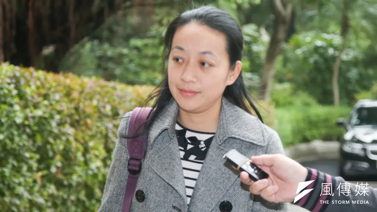 面對媒體詢問對司法改革有什麼建議,王婉諭僅低調表示議題都在司改國是會議網站上,都可以去看。(陳明仁攝)