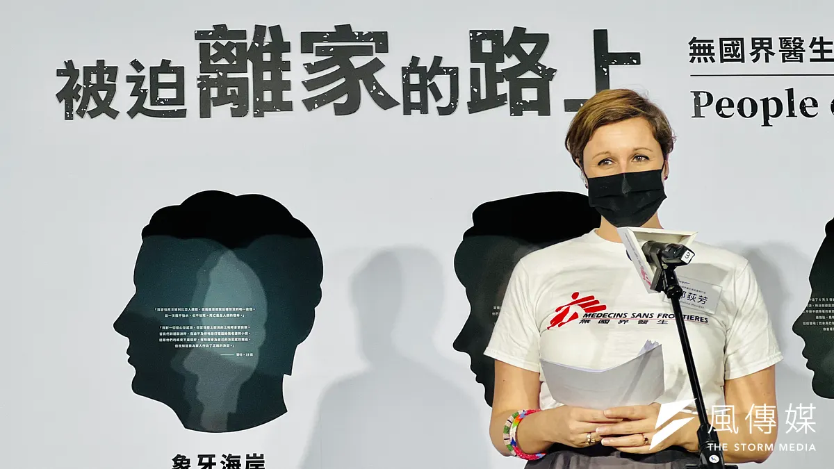 無國界醫生(MSF)基金會執行長鄔荻芳(簡恒宇攝)