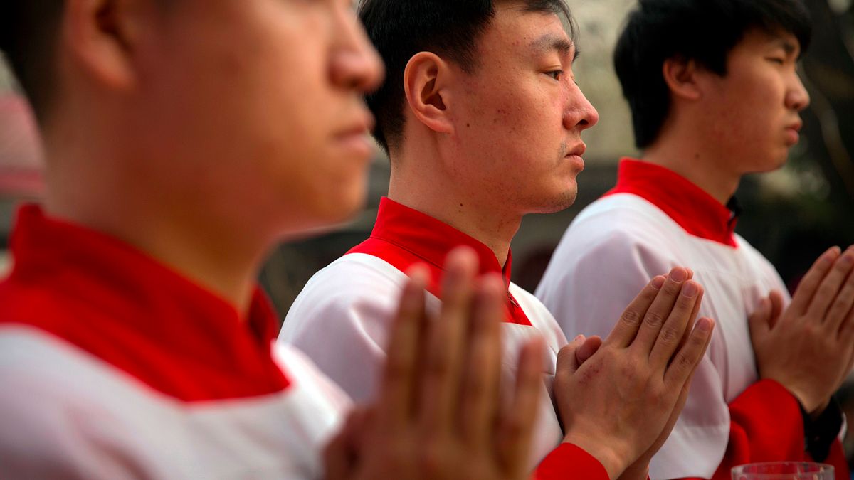 教廷與中國將就《主教任命協議》效期延續展開談判,台灣與教廷的邦交關係成為焦點。(資料照,美聯社) 教廷與中國將就《主教任命協議》效期延續展開談判,台灣與教廷的邦交關係成為焦點。(資料照,美聯社)