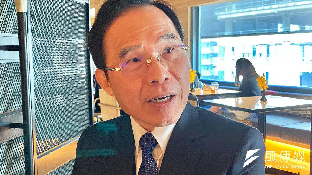 合庫金控總經理蘇佐政年輕時特別喜歡打手球,擔任前鋒,負責進攻。(陳怡慈攝)