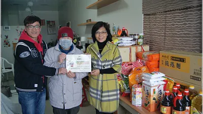 北健開工團拜 送愛心溫暖癌友家庭