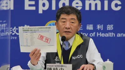 中央流行疫情指揮官陳時中。(指揮中心提供)