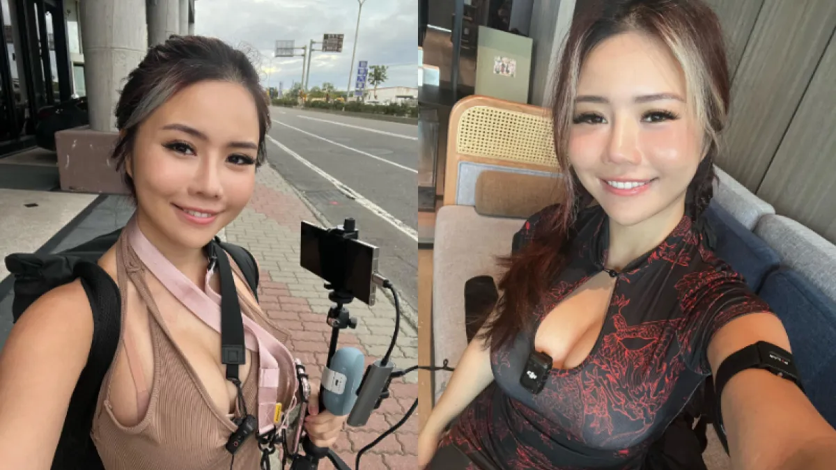 Kiara Kitty來台自導自演「被蛋襲」,事後辯稱不知道犯法。(圖/翻攝自FB/Kiara Kitty)