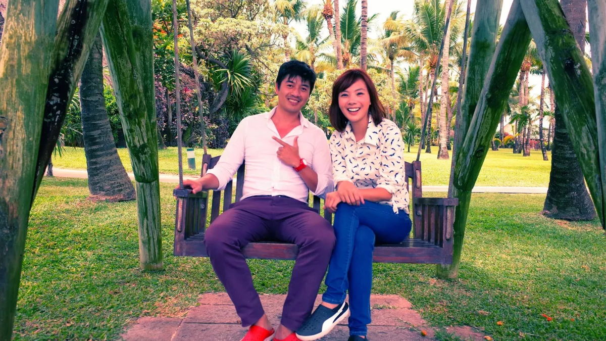 葉揚:婚姻很像騎機車,兩個人都用自己的肉包著車,試圖保持平衡(截自葉揚臉書)