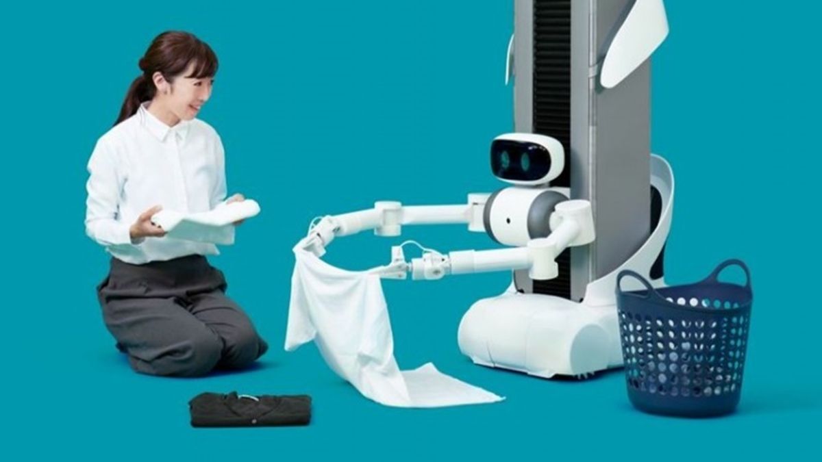 日本機器人新創Mira Robotics推出遙控機器人Ugo,預計2020年走入民眾家庭摺衣服。(圖/數位時代) 日本機器人新創Mira Robotics推出遙控機器人Ugo,預計2020年走入民眾家庭摺衣服。(圖/數位時代)