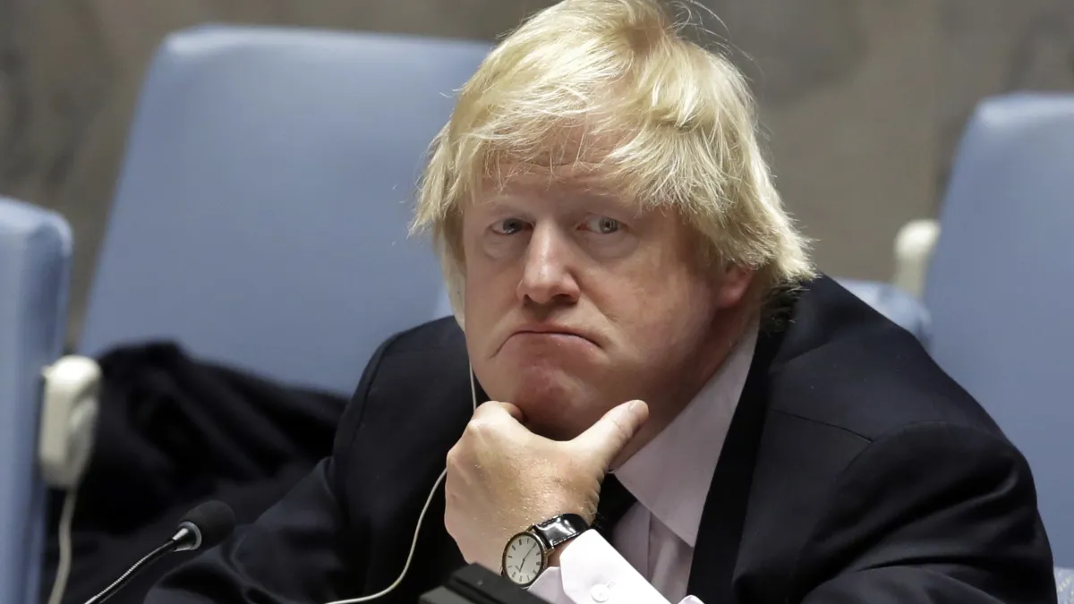 英國前外相、前倫敦市長強森(Boris Johnson)(AP)