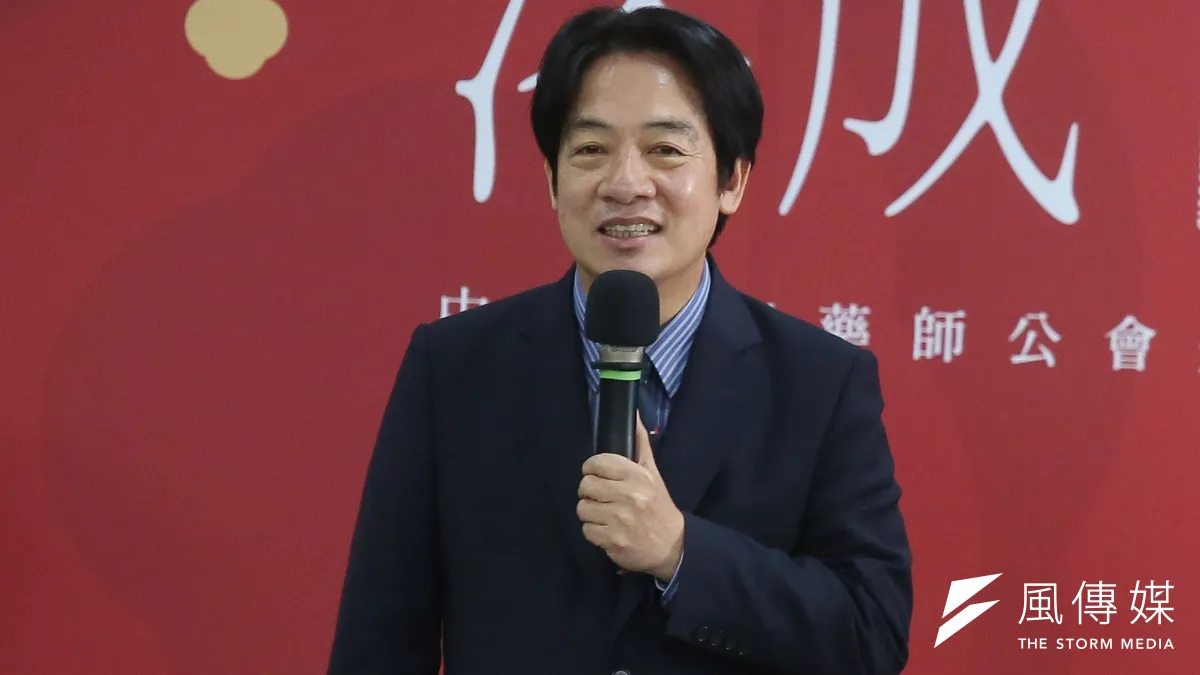 副總統賴清德呼籲民眾9日一定要站出來投票。(資料照,柯承惠攝)