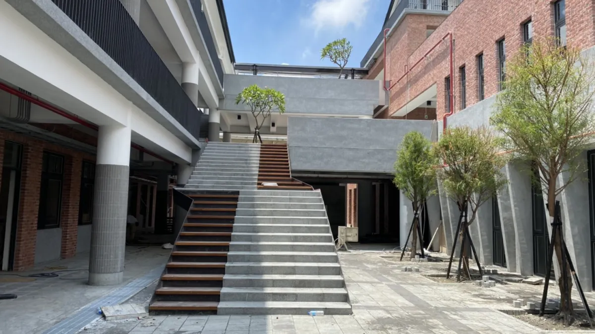 中市府挹注1.39億補助11校工程減項發包不足款,圖為清水國小新建校舍現況。(圖/臺中市政府提供)