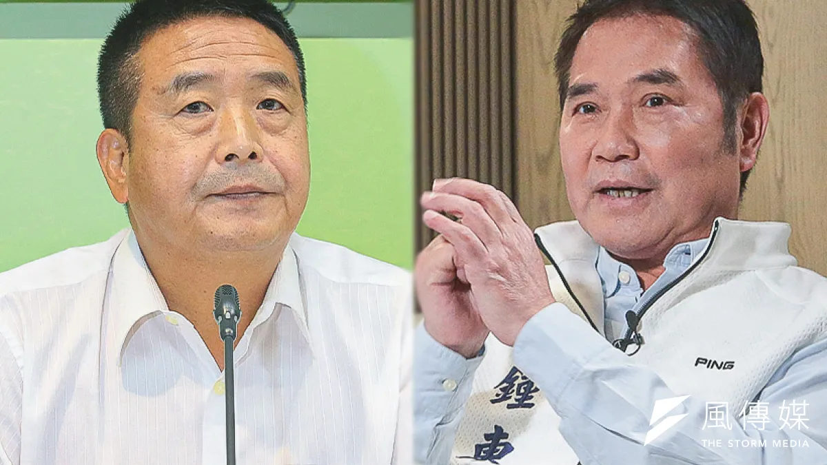 苗栗縣長民進黨參選人徐定禎(左)(資料照,柯承惠攝)無黨籍參選人鍾東錦(右)(資料照,顏麟宇攝)