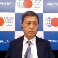 ChatGPT:  毛受敏浩氏がFPCJの記者会見で、日本の人口減少に伴う外国人材受け入れ拡大の課題と展望を語った。(参考写真:FPCJ) ChatGPT:  毛受敏浩氏がFPCJの記者会見で、日本の人口減少に伴う外国人材受け入れ拡大の課題と展望を語った。(参考写真:FPCJ)