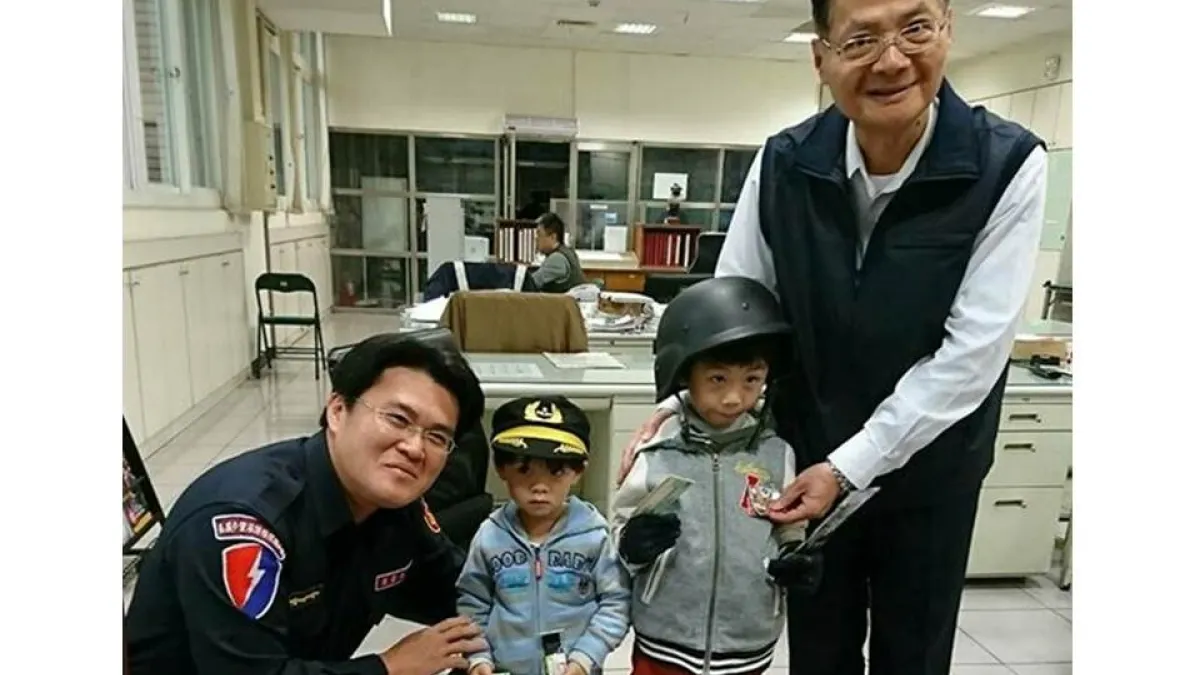 嘉市新任警局長 詹永華助幼童圓夢