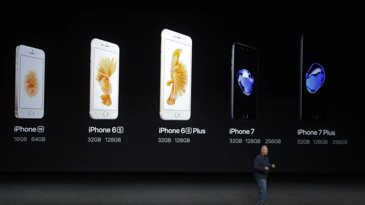 蘋果iPhone 7(美聯社)