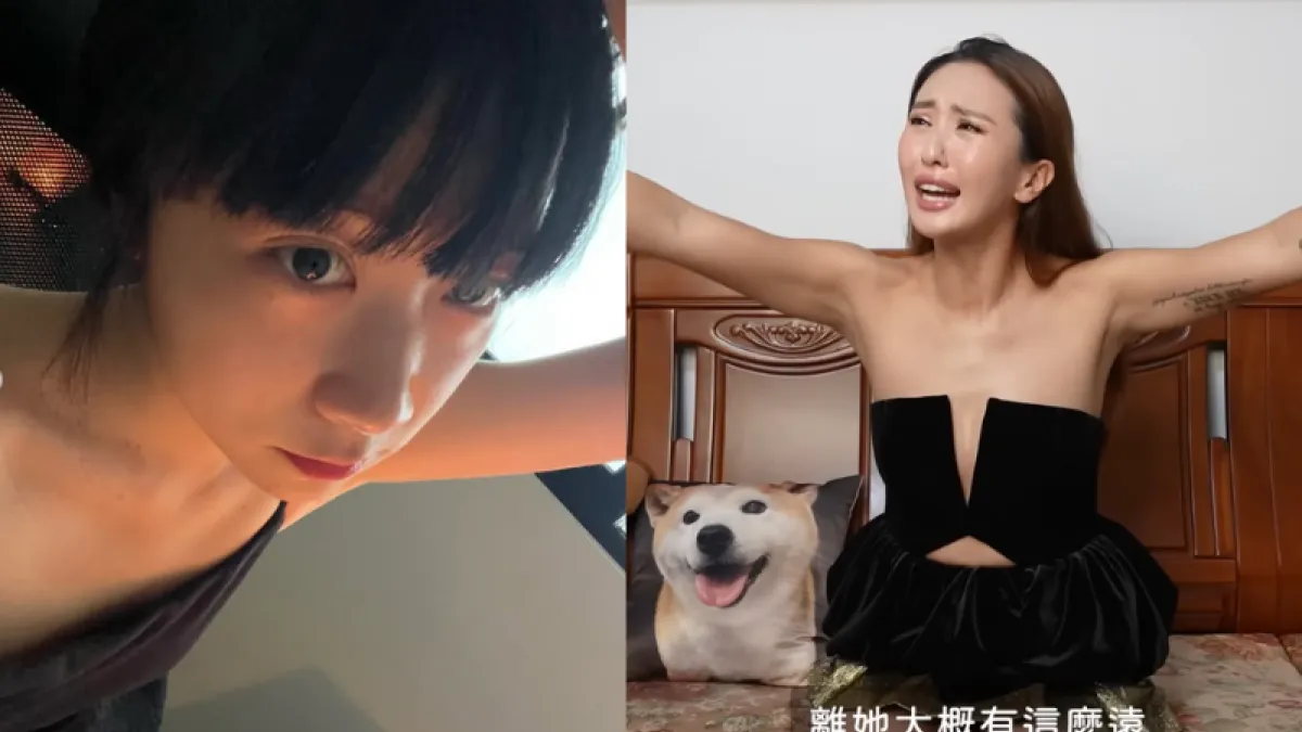NanaQ透露過去曾在與某位知名網紅合作拍片時遭性騷,網友猜測是在隱射薔薔。薔薔於3月6日發影片公開回應,否認相關指控,並爆料NanaQ當時也曾對她有不適當的肢體接觸。(圖/翻攝自nanaq1111 IG、林嘉凌 薔薔Maze YouTube)