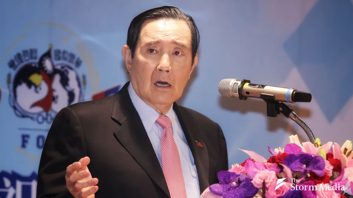 Former Taiwanese President Ma Ying-jeou (pictured) criticized current President Lai Ching-te for 'pushing Taiwan to the brink.' (Photo / Ke Chenghui)