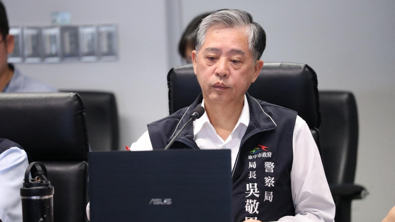 警界知名夫妻檔之女淪詐欺共犯 台中市警局長吳敬田:女兒已學到教訓