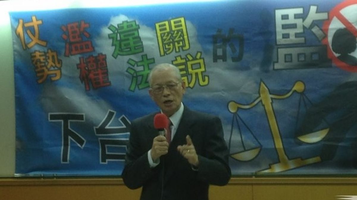 監院祕書長陳豐義14日舉行記者會,痛批監委濫權。(蔡慧貞攝) 監院祕書長陳豐義14日舉行記者會,痛批監委濫權。(蔡慧貞攝)