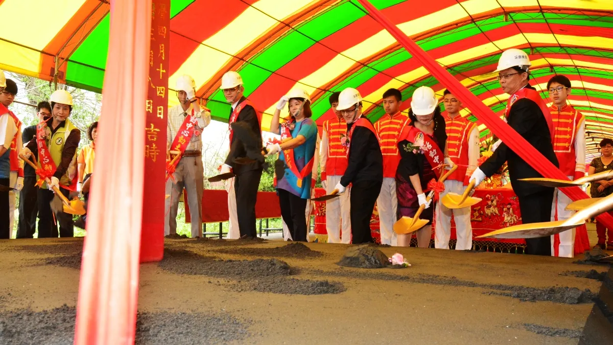 省午餐補助改善教學環境 彰化埔心國中活動中心動土