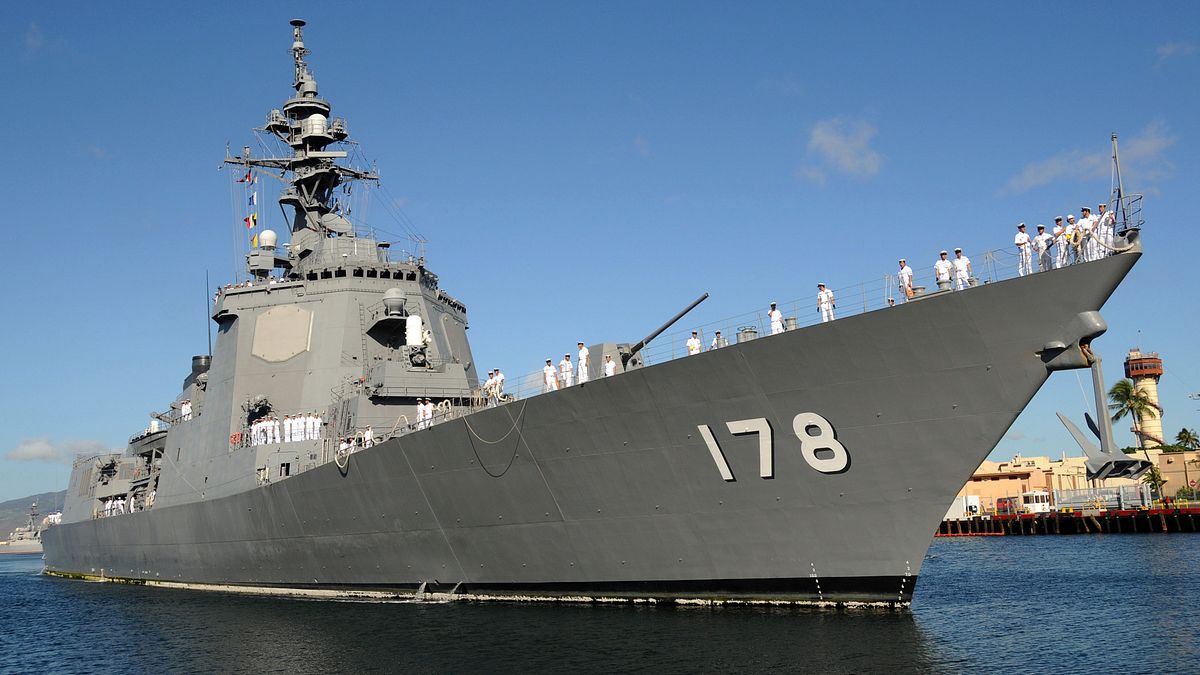 日本海上自衛隊愛宕級神盾驅逐艦。(資料照,維基百科) 日本海上自衛隊愛宕級神盾驅逐艦。(資料照,維基百科)