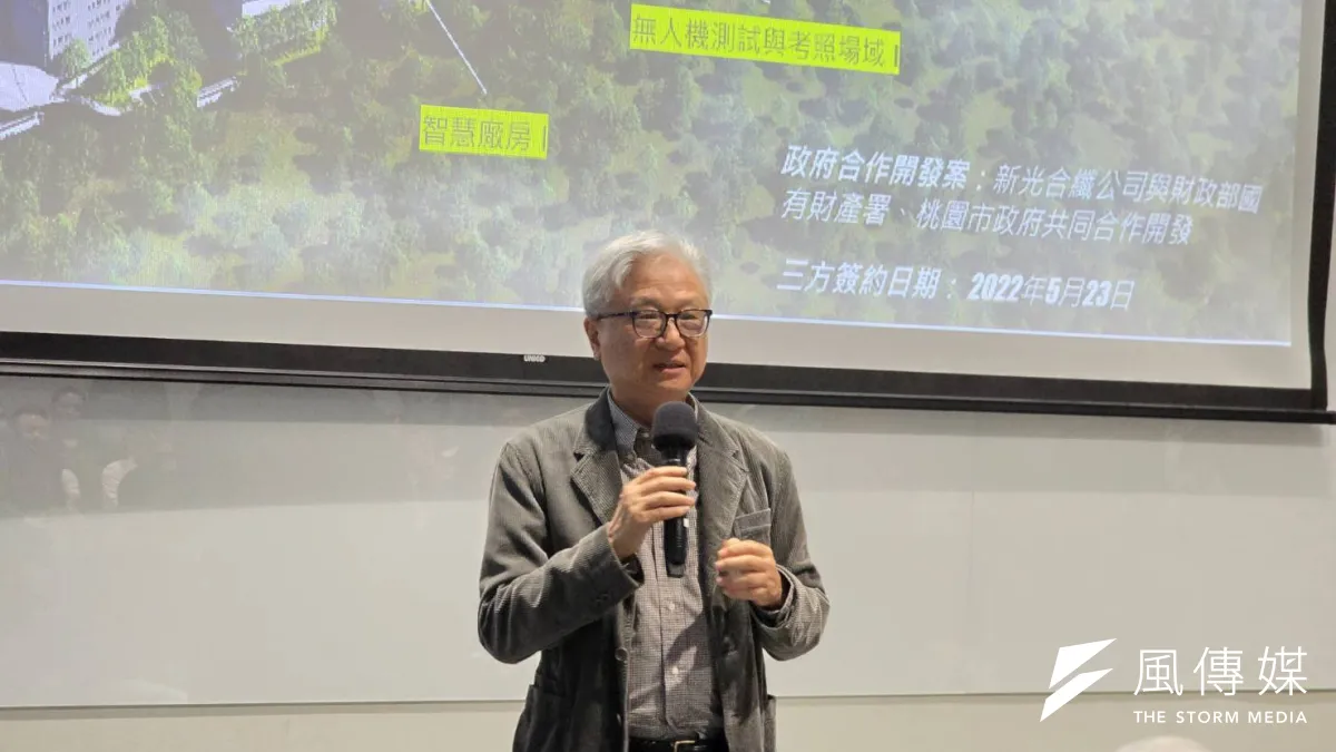 新光合纖、新光三越董事長吳東昇。(魏鑫陽攝)