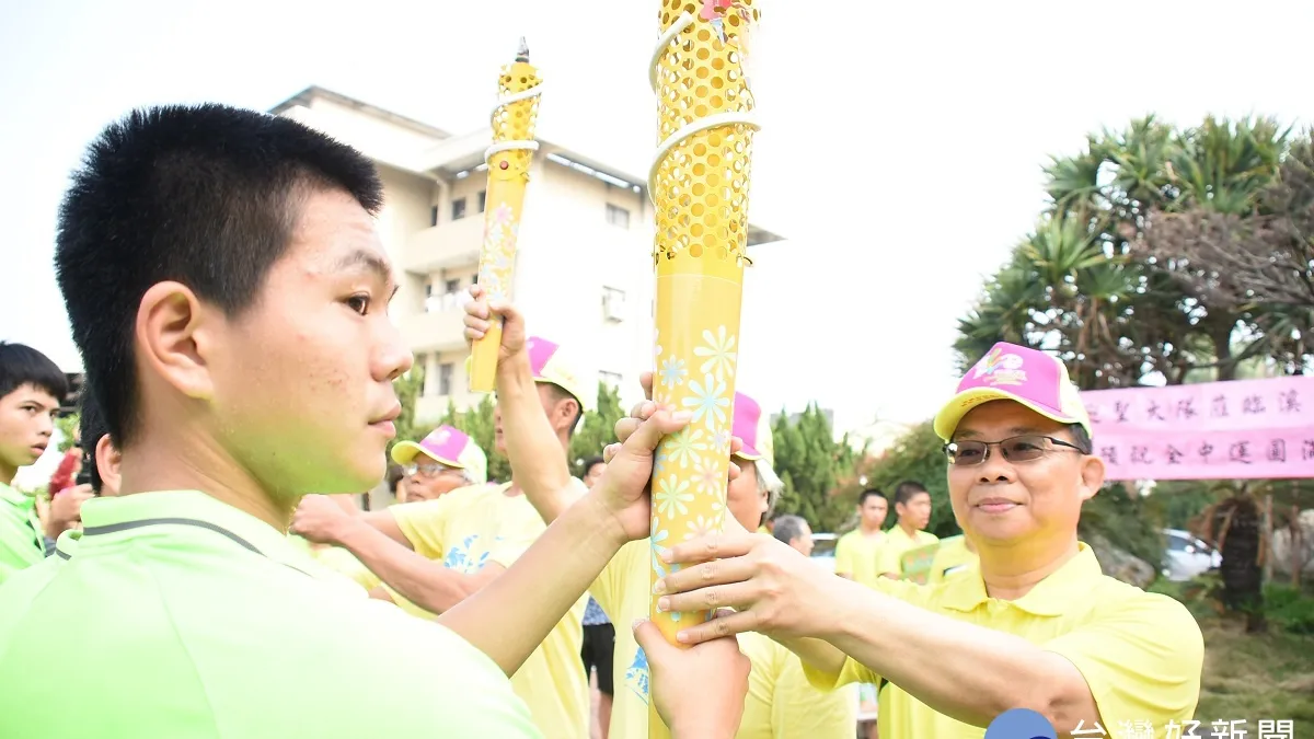 這一棒傳給彰化!迎接全中運聖火溪州歡喜起跑