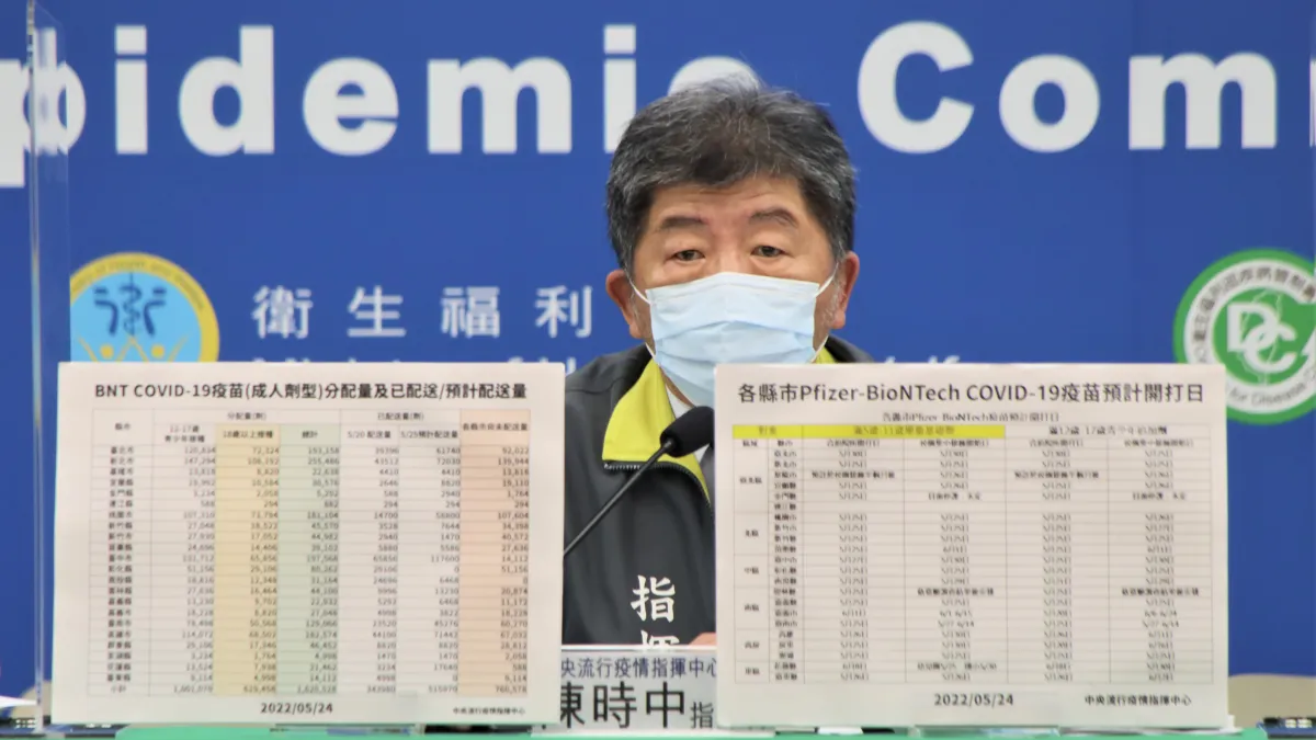 中央流行疫情指揮中心宣布,國內24日新增8萬2363例新冠肺炎本土病例。(中央流行疫情指揮中心提供)