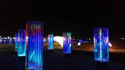 台灣燈會即將登場,為測試燈會運轉狀況,屏東縣先試營運。(圖/屏東縣政府提供)