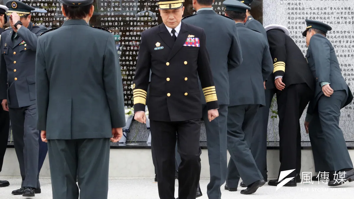 敦睦艦隊官兵爆發疫情後,海軍司令劉志斌上將首度於莒光園地節目中發表談話。(資料照,蘇仲泓攝)