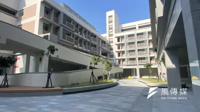 梧棲三民好宅總共300戶,包含(一房型195戶,二房型96戶,三房型9戶)。(圖/記者王秀禾攝)