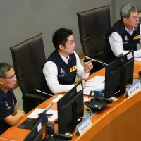 台北市今天停班停課標準曝光!風力雨量數據一次看,蔣萬安:基北北桃共同決策。(圖/中央社記者張新偉攝) 台北市今天停班停課標準曝光!風力雨量數據一次看,蔣萬安:基北北桃共同決策。(圖/中央社記者張新偉攝)