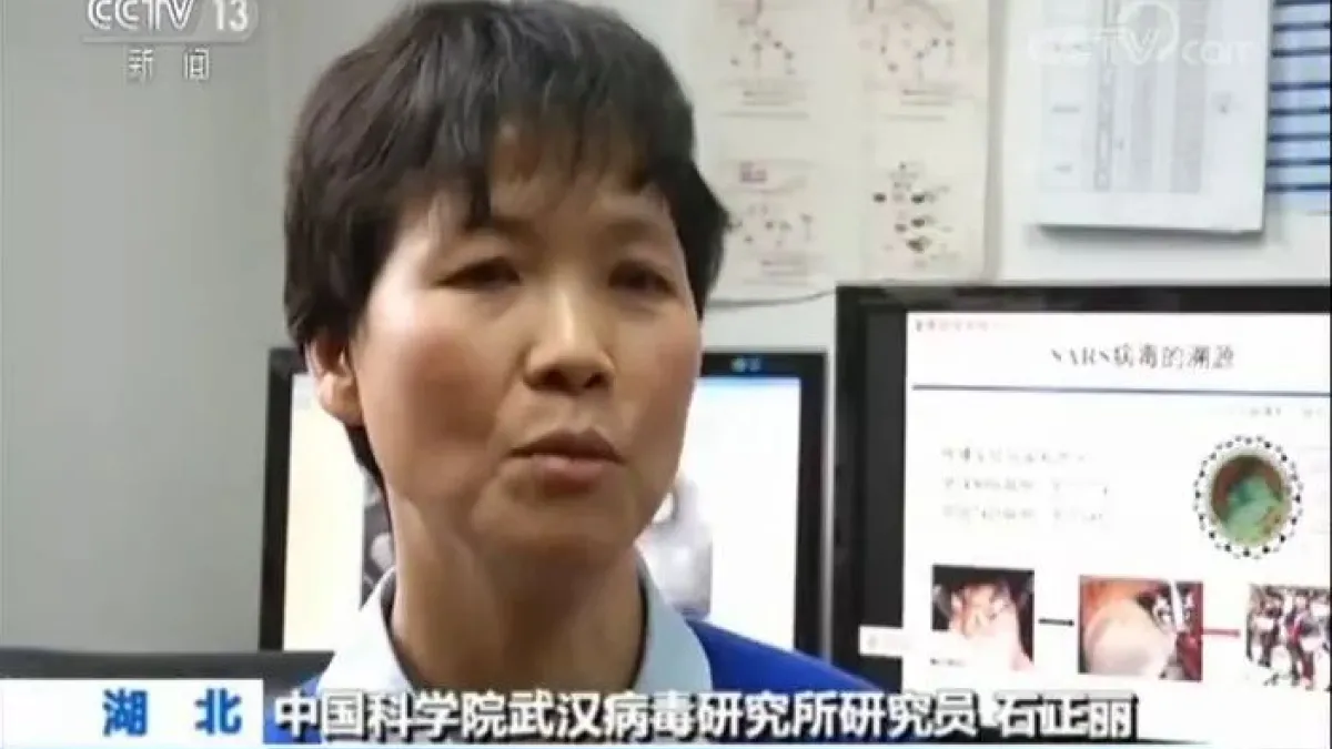 武漢病毒研究所的研究員石正麗。(自由亞洲電台/影片截圖)