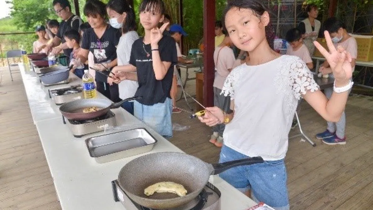「大墩山休閒農業區」DIY料理課程體驗。(圖/勞動力發展署桃竹苗分署提供)