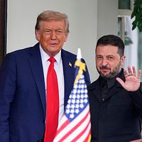 トランプ、ホワイトハウスでゼレンスキーや欧州指導者と多国間協議を行うも、会議が一時中断。理由はトランプがプーチンに直通で電話をかけたためだ。(写真/AP) トランプ、ホワイトハウスでゼレンスキーや欧州指導者と多国間協議を行うも、会議が一時中断。理由はトランプがプーチンに直通で電話をかけたためだ。(写真/AP)