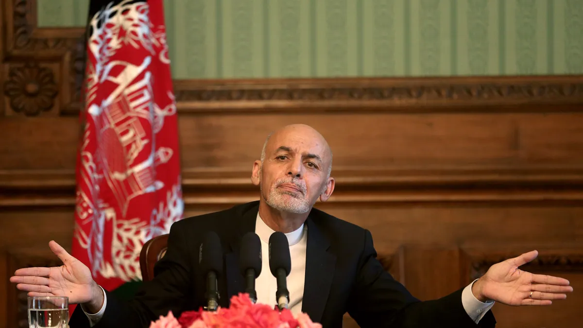 阿富汗總統賈尼(Ashraf Ghani)(美聯社)