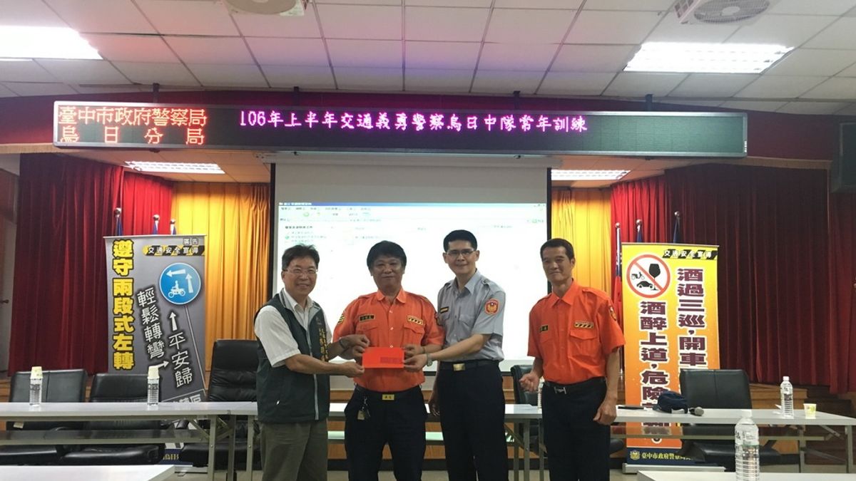 烏日義交常年訓練 為交安貢獻心力 烏日義交常年訓練 為交安貢獻心力